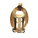 Christian Dior Earring metal Gold Auth 119932-3