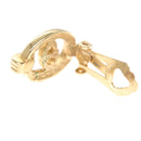 Christian Dior Earring metal Gold Auth 119932-4
