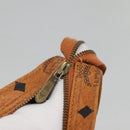 MCM Logogram Vicetos Tote Bag PVC Leather Brown Gold Auth 119981-9