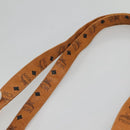 MCM Logogram Vicetos Tote Bag PVC Leather Brown Gold Auth 119981-14