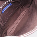 BURBERRY Nova Check Blue Label Shoulder Bag Canvas Beige Auth 119982-12