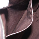 BURBERRY Nova Check Blue Label Shoulder Bag Canvas Beige Auth 119982-19