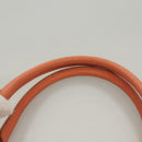 Salvatore Ferragamo Gancini Hand Bag Leather Orange Silver Auth 119985-8