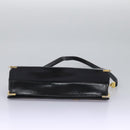 Christian Dior Shoulder Bag Calf leather Black Auth 119992-11