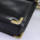 Christian Dior Shoulder Bag Calf leather Black Auth 119992-16