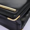 Christian Dior Shoulder Bag Calf leather Black Auth 119992-15