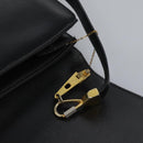 Christian Dior Shoulder Bag Calf leather Black Auth 119992-18