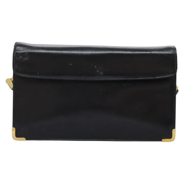 Christian Dior Shoulder Bag Calf leather Black Auth 119992 - 0