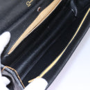 Christian Dior Shoulder Bag Calf leather Black Auth 119992-21