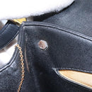 Christian Dior Shoulder Bag Calf leather Black Auth 119992-24