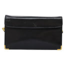 Christian Dior Shoulder Bag Calf leather Black Auth 119992-13