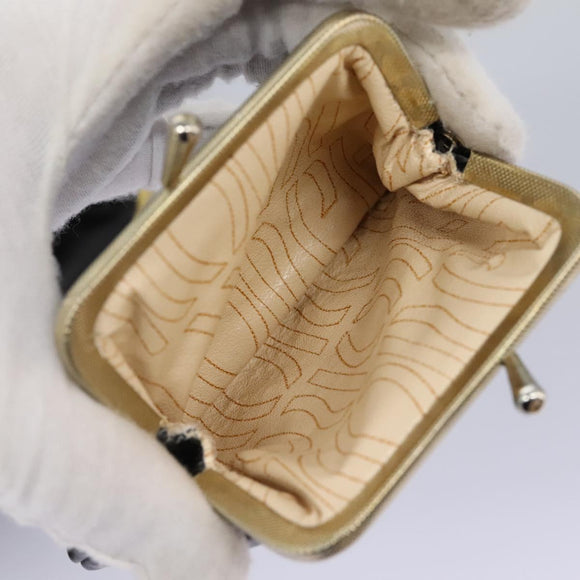 Christian Dior Shoulder Bag Calf leather Black Auth 119992