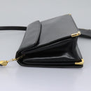 Christian Dior Shoulder Bag Calf leather Black Auth 119992-5