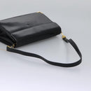 Christian Dior Shoulder Bag Calf leather Black Auth 119992-8