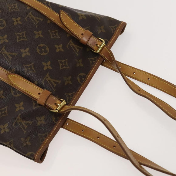 LOUIS VUITTON Monogram Bucket GM Shoulder Bag M42236 LV Auth 120016