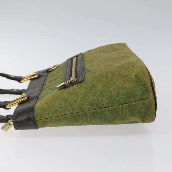 LOUIS VUITTON Monogram Mini Lucille PM Hand Bag TST Khaki M92682 LV Auth 120017