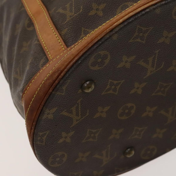 LOUIS VUITTON Monogram Bucket GM Shoulder Bag M42236 LV Auth 120019