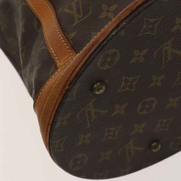 LOUIS VUITTON Monogram Bucket GM Shoulder Bag M42236 LV Auth 120019