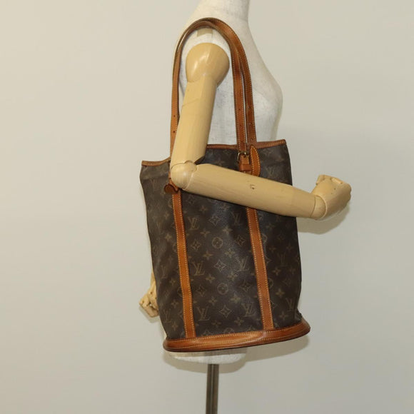 LOUIS VUITTON Monogram Bucket GM Shoulder Bag M42236 LV Auth 120019