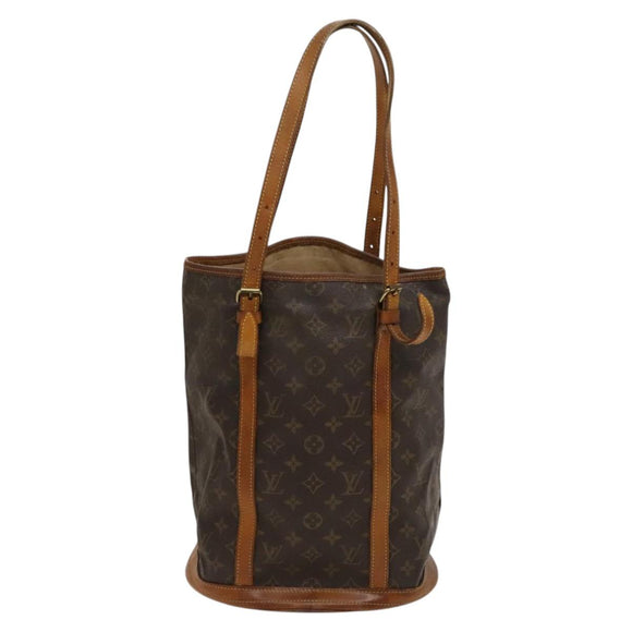 LOUIS VUITTON Monogram Bucket GM Shoulder Bag M42236 LV Auth 120019