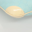 GUCCI GG Canvas Shoulder Bag Light Blue Gold 001 4158 Auth 120032-9