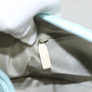 GUCCI GG Canvas Shoulder Bag Light Blue Gold 001 4158 Auth 120032-21