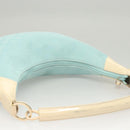 GUCCI GG Canvas Shoulder Bag Light Blue Gold 001 4158 Auth 120032-6