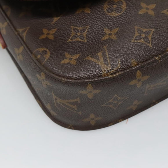 LOUIS VUITTON Monogram Saint Cloud GM Shoulder Bag M51242 LV Auth 120033