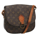 LOUIS VUITTON Monogram Saint Cloud GM Shoulder Bag M51242 LV Auth 120033-1