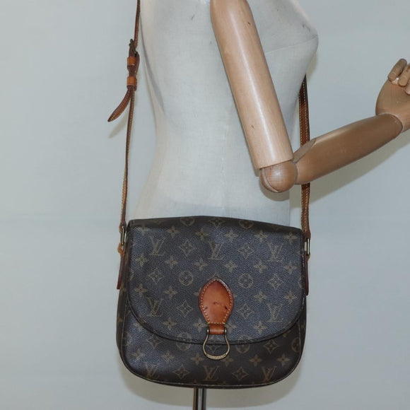 LOUIS VUITTON Monogram Saint Cloud GM Shoulder Bag M51242 LV Auth 120033