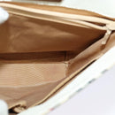 BURBERRY Nova Check Shoulder Bag Canvas Beige Silver Auth 120041-18