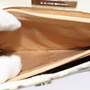 BURBERRY Nova Check Shoulder Bag Canvas Beige Silver Auth 120041-20