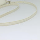 BURBERRY Nova Check Shoulder Bag Canvas Beige Silver Auth 120041-7