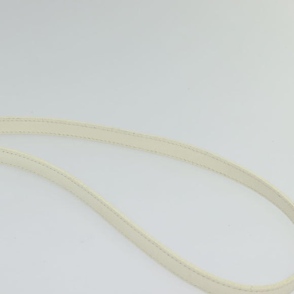 BURBERRY Nova Check Shoulder Bag Canvas Beige Silver Auth 120041