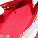 LOUIS VUITTON Monogram Vernis Reade PM Hand Bag Red Rouge M91088 LV Auth 120043-11