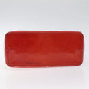 LOUIS VUITTON Monogram Vernis Reade PM Hand Bag Red Rouge M91088 LV Auth 120043-5