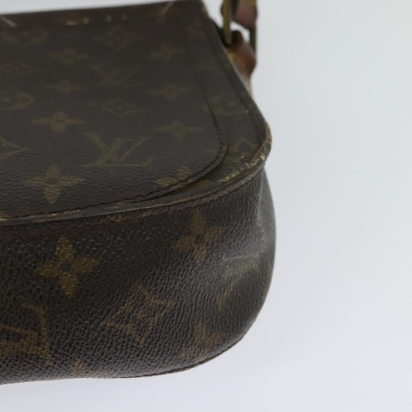 LOUIS VUITTON Monogram Monogram Saint Cloud GM Shoulder Bag M51242 Auth 120044