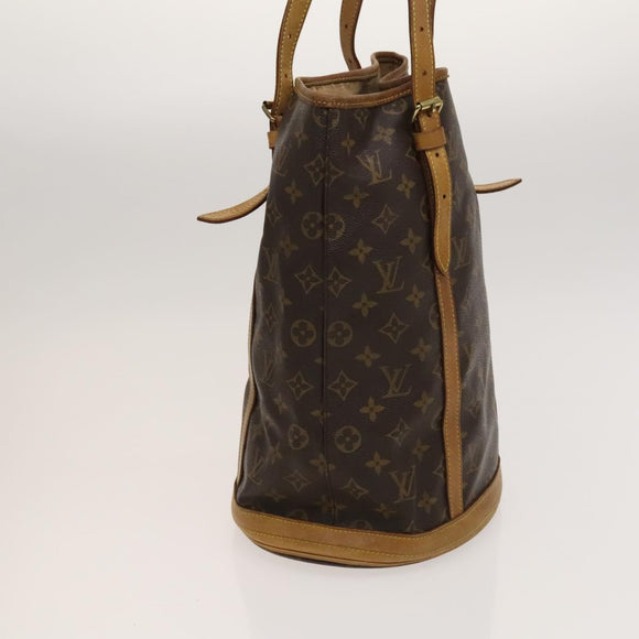 LOUIS VUITTON Monogram Bucket GM Shoulder Bag M42236 LV Auth 120057