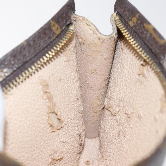 LOUIS VUITTON Monogram Bucket PM Accessory Pouch LV Auth 120068