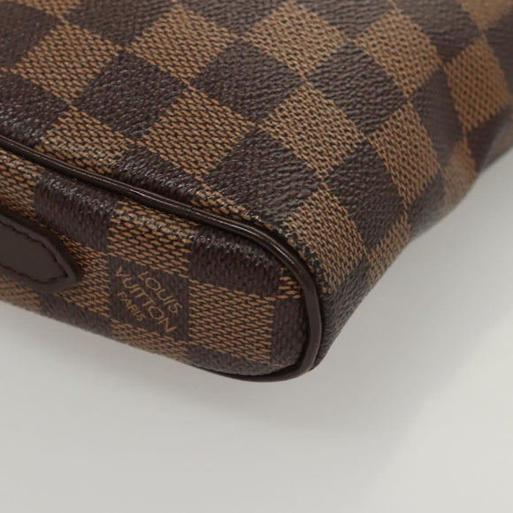 LOUIS VUITTON Damier Ebene Pochette Ipanema Shoulder Bag N51296 LV Auth 120073