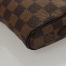 LOUIS VUITTON Damier Ebene Pochette Ipanema Shoulder Bag N51296 LV Auth 120073-16