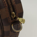 LOUIS VUITTON Damier Ebene Pochette Ipanema Shoulder Bag N51296 LV Auth 120073-8