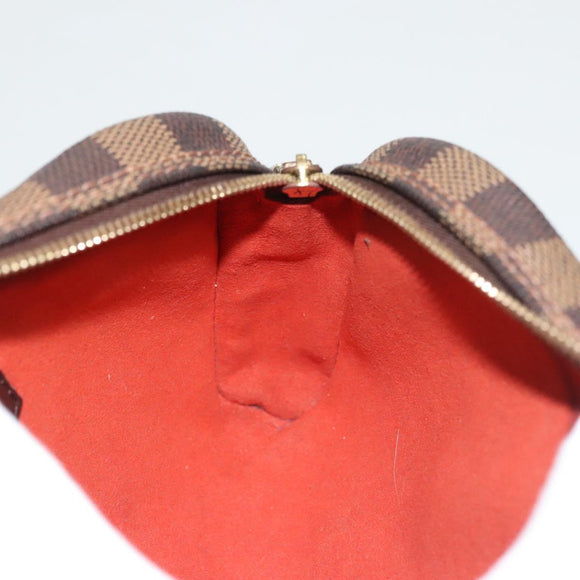 LOUIS VUITTON Damier Ebene Pochette Ipanema Shoulder Bag N51296 LV Auth 120073