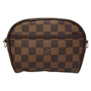 LOUIS VUITTON Damier Ebene Pochette Ipanema Shoulder Bag N51296 LV Auth 120073-13