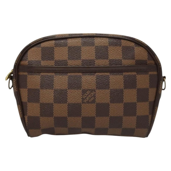LOUIS VUITTON Damier Ebene Pochette Ipanema Shoulder Bag N51296 LV Auth 120073
