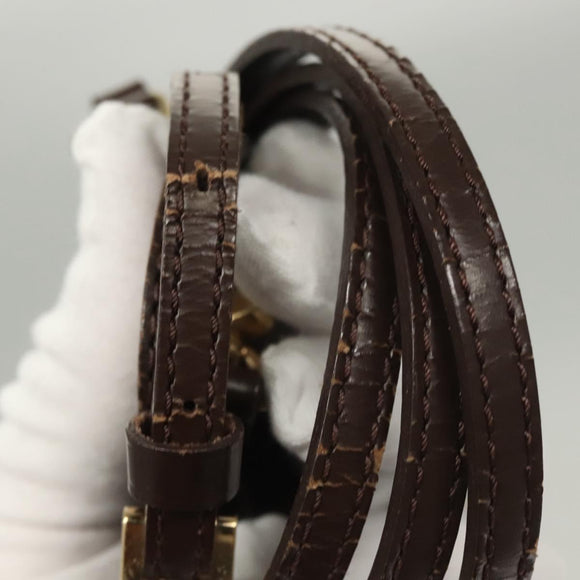 LOUIS VUITTON Damier Ebene Pochette Ipanema Shoulder Bag N51296 LV Auth 120073