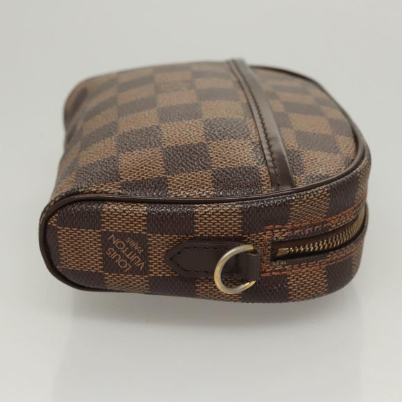 LOUIS VUITTON Damier Ebene Pochette Ipanema Shoulder Bag N51296 LV Auth 120073