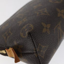LOUIS VUITTON Monogram Pochette Cosmetic PM Cosmetic Pouch M47515 LV Auth 120099-16