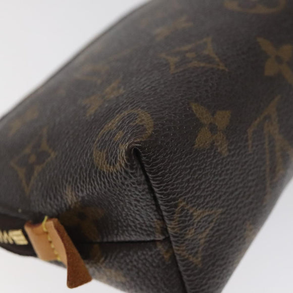 LOUIS VUITTON Monogram Pochette Cosmetic PM Cosmetic Pouch M47515 LV Auth 120099