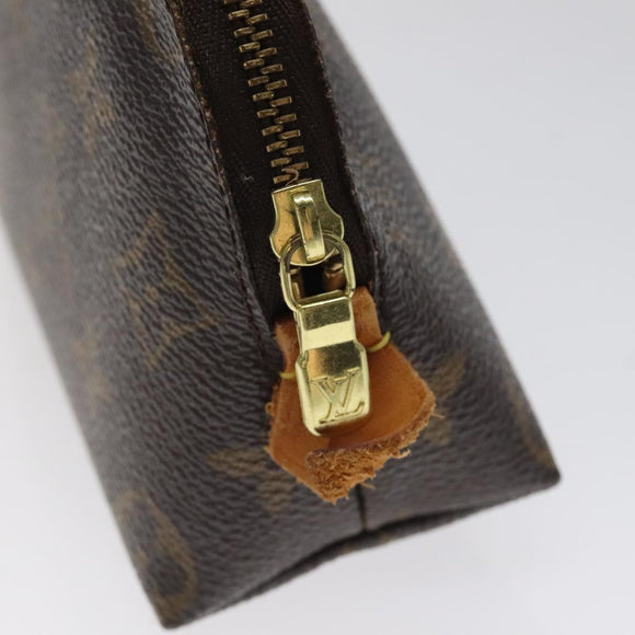 LOUIS VUITTON Monogram Pochette Cosmetic PM Cosmetic Pouch M47515 LV Auth 120099